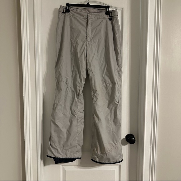 Columbia Womens Large Winter Gray Ski Snow Pants Snowboard - Picture 1 of 5